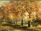 Robert Wood, October Gold, XX secolo, olio su tela, con cornice, Immagine 1
