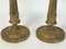 Restoration Period Bronze Candleholders with Gilding, Set of 2 5