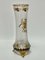 Frosted Glass Vase with Floral Decor, 1900s, Image 1