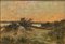 Eugene Leon Labitte, Seaside Sunset, 19th Century, Oil on Panel, Framed 4