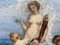 Paul Baudry, Peinture d'Anges, 19ème Siècle, Huile sur Panneau, Encadrée 11