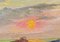 Henry Emile Vollet, Breton Sunset, Spätes 19. oder Frühes 20. Jh., Öl auf Holz, Gerahmt 5