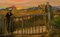 Henry Emile Vollet, Breton Sunset, fine XIX secolo o inizio XX secolo, olio su tavola, con cornice, Immagine 8