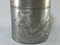 Chinese Pewter Tea Container with Dragon and Bamboo Decor 12