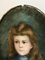 Portrait eines jungen Mädchens in blauer Tracht, spätes 19. Jh., Pastell auf Leinwand, gerahmt 4