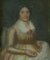 Porträt der Frau auf Sessel, frühes 19. Jh., Pastell auf Leinwand 1