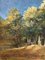 Paul Saïn, Waldlandschaft um St Georges Didonne, Öl auf Holz 4