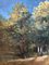 Paul Saïn, Forest Landscape Around St Georges Didonne, Oil on Panel 9