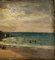 H Robert, Scene of Seaside and Swimmers, 1900, Oil on Panel 5
