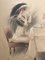 Louis Vallet, Elegant Lady in Hat, 1912, Etching, Framed 3