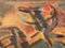 Guy David, Les 3 Amazones, 1953, Gouache, Encadré 5