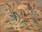 Guy David, Les 3 Amazones, 1953, Gouache, Enmarcado, Imagen 1