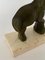 Fermalibri Art Déco a forma di elefante in marmo, anni '30, set di 2, Immagine 10