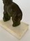 Fermalibri Art Déco a forma di elefante in marmo, anni '30, set di 2, Immagine 9