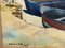 Fernand Alberic Daucho, Barche arenate, 1947, olio su carta, Immagine 9