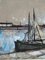 Francois Franc, Fishing Boat in Port, 1967, Watercolor, Image 4