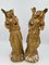 Sculpted Wood Stucco Sculptures, Set of 2 3