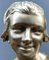 Art Deco Bronze Bust by Herman Heusers, 1930s 7