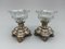 Sterling Silver Crystal Salt Shaker on Pedestal Spoon, Set of 2 3