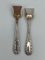 Sterling Silver Crystal Salt Shaker on Pedestal Spoon, Set of 2 10