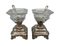 Sterling Silver Crystal Salt Shaker on Pedestal Spoon, Set of 2 1