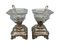 Sterling Silver Crystal Salt Shaker on Pedestal Spoon, Set of 2, Image 1