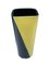 French Yellow and Black Ceramic Vase by Elchinger, 1960s, Image 1