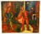 G Aingier, Komposition mit Jongleur, 1936, Öl auf Leinwand 2