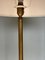 Brass & Leather Stitching Floor Lamp by Jacques Adnet, 1960s 10