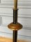 Brass & Leather Stitching Floor Lamp by Jacques Adnet, 1960s, Image 6