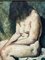 Emile Baes, Portrait of Naked Woman, 20th Century, Oil on Canvas 4
