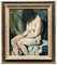 Emile Baes, Portrait of Naked Woman, 20th Century, Oil on Canvas 1