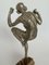 Art Déco Tänzer aus versilberter Bronze auf Marmorsockel von Pierre Laurel, 1930 7