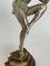 Art Deco Silvered Bronze Dancer on Marble Base by Pierre Laurel, 1930, Image 3