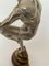 Art Deco Silvered Bronze Dancer on Marble Base by Pierre Laurel, 1930, Image 12