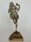 Art Déco Tänzer aus versilberter Bronze auf Marmorsockel von Pierre Laurel, 1930 6