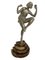Art Déco Tänzer aus versilberter Bronze auf Marmorsockel von Pierre Laurel, 1930 1