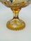 La Meule Painted Flowers Amber Floral Cup on Foot, Image 10