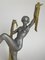 Art Deco Dancer with Drape in Silver Spelter by Limousin, 1930, Image 2
