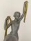 Art Deco Dancer with Drape in Silver Spelter by Limousin, 1930, Image 9