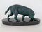 Art Deco Marble Base Panther, 1930s, Image 8