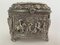 19th Century Silver Bronze Wedding Scene Jewelry Box 4