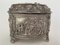 19th Century Silver Bronze Wedding Scene Jewelry Box, Image 6