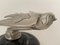 Art Deco Silvered Bronze Swallow by Francois Victor Bazin, 1930, Image 9