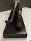 Art Deco Bronze Löwe auf schwarzem Marmor von E Guy, 1930 5