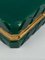 Green Opaline Jewelery Box with Gold Brass Frame, Image 10