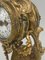Sleigh White Marble Enamel Dial Bronze Clock 11