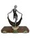 Art Deco Regule Double Patina Marble and Onyx Base Dance, 1930s 1