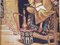 M El Azzazy, Fumatore di narghilè, XIX secolo, Olio su tela, Incorniciato, Immagine 7
