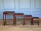 Tavolini ad incastro in legno di ferro, Indocina, metà XX secolo, set di 4, Immagine 5